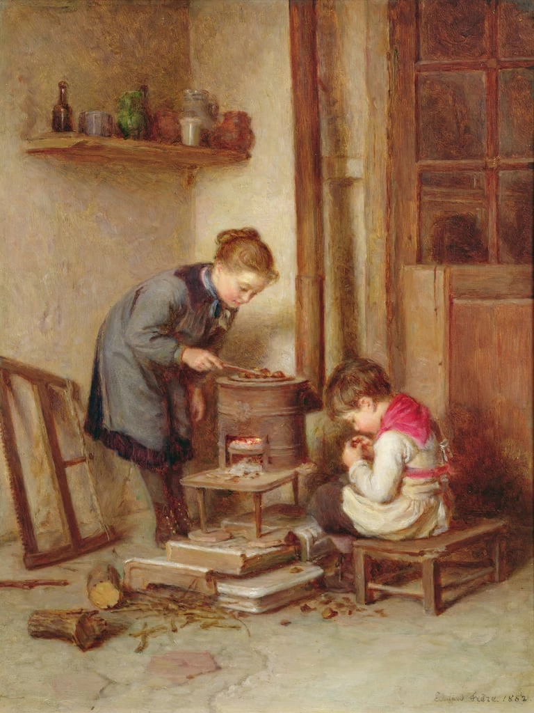 Le caldarroste, 1882